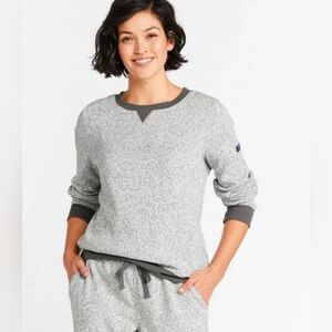 L.L. Bean Heather Gray 2 Piece PJ Set